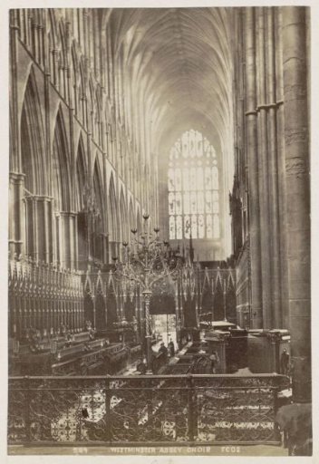 Interior of Westminster Abbey in London