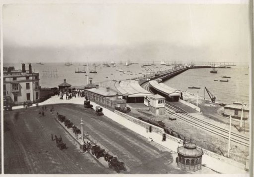 View of Ryde Pier on the Isle of Wight