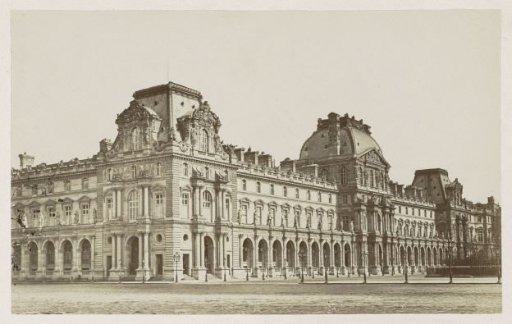 Right wing of the Louvre in Paris