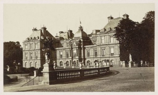 Exterior of the Palais du Luxembourg in Paris