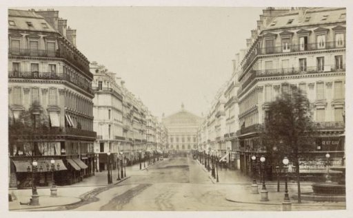 Avenue de l'Opéra, gezien in de richting van het operagebouw