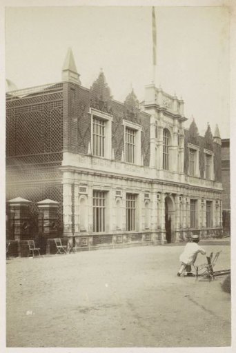 English pavilion at the World's Fair in Paris in 1889