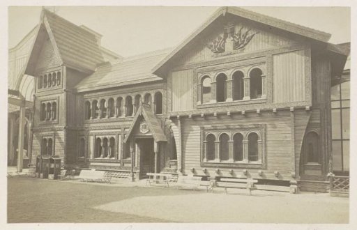 Swedish and Norwegian pavilion at the World's Fair in Paris in 1878