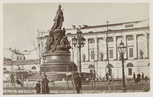 Monument to Catherine the Great in St. Petersburg