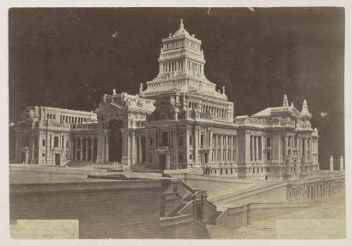 Model of the Palace of Justice in Brussels