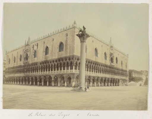 Exterior of the Doge's Palace in Venice