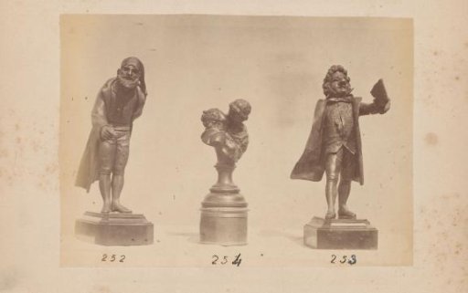 Metal sculptures of figures in costume for the Carnival of Venice