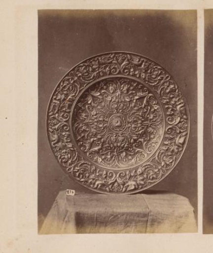 Metal plate from the 16th century