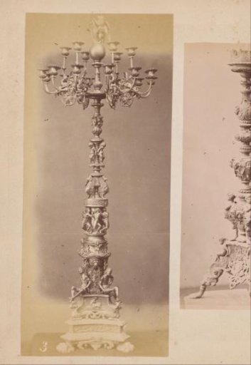 Giant gas candelabrum, from the 15th century