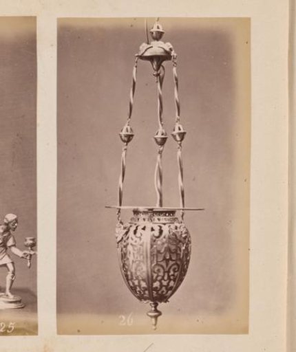 Metal hanging lamp in San Marco model