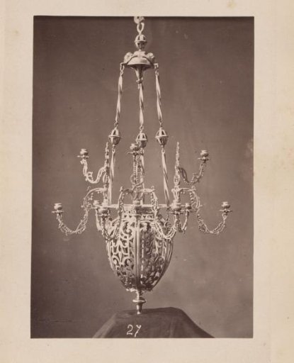 Metal hanging lamp in San Marco model