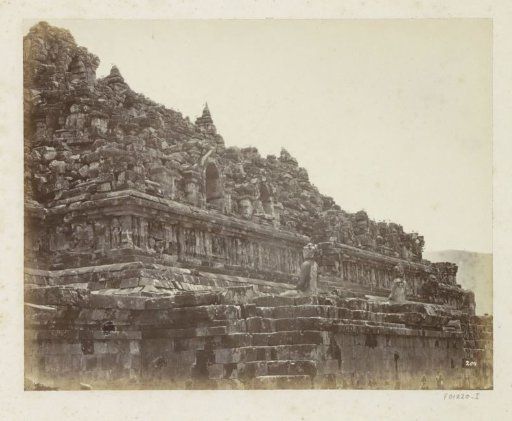 View of the Borobudur in Java