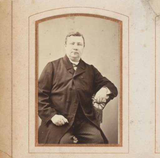 Portrait of a seated man