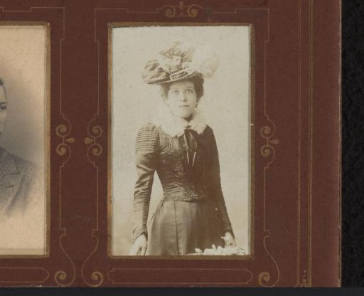 Portrait of a Standing Woman with a Hat