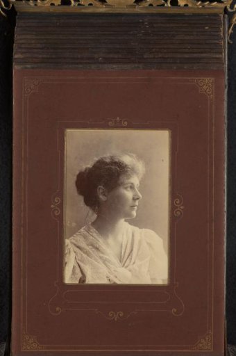 Portrait of a woman, designated as Stella Spellman