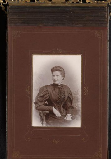 Portrait of a seated woman