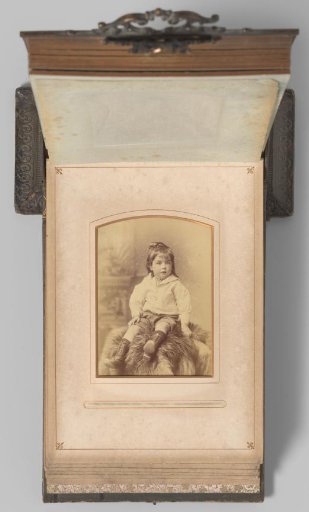 Portrait of a seated child
