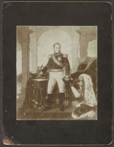Portrait of King William I after a painting