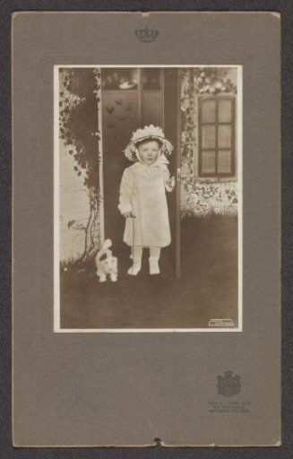 Children's Portrait of Princess Juliana with a Dog