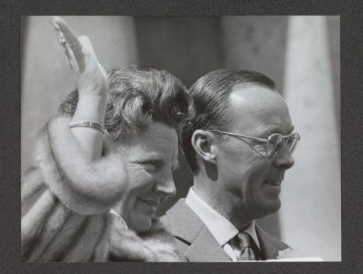 Portrait of Queen Juliana and Prince Bernhard