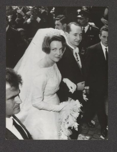 Wedding portrait of Princess Irene and Prince Carlos