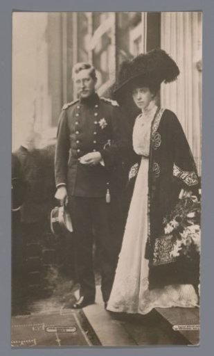 Portrait of King Albert I and Queen Elisabeth of Belgium