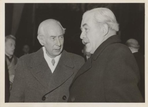 Federal President Prof. Heuss with Hinrich Kopf