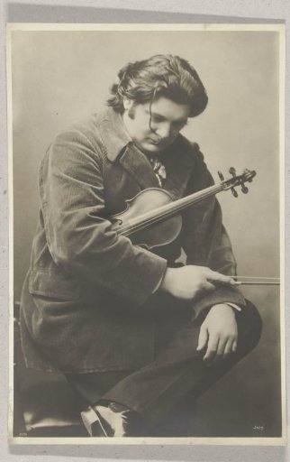 Portrait of the violinist Isay