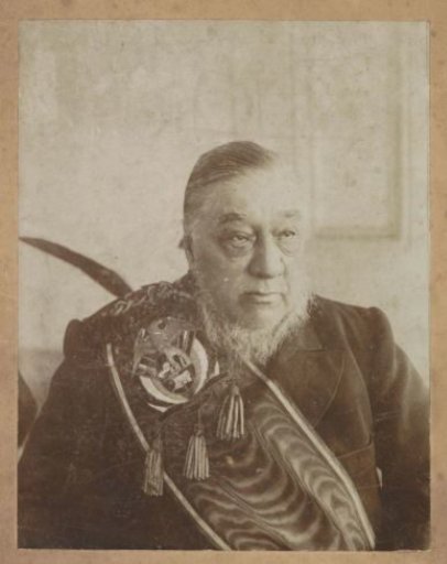 Portrait of the exiled president Paul Kruger