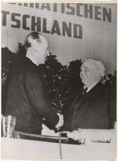 Wilhelm Pieck and J. Dieckmann