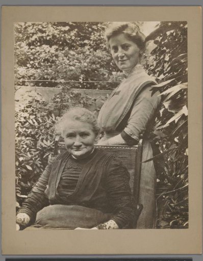 Portrait of Henriette Ronner and an unknown woman