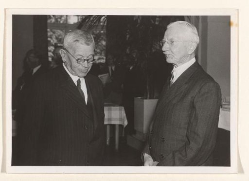 Dr. Hjalmar Schacht during the denazification process in 1950
