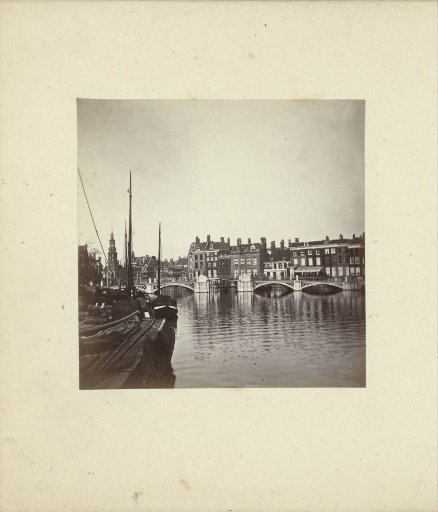 View over the Amstel in Amsterdam