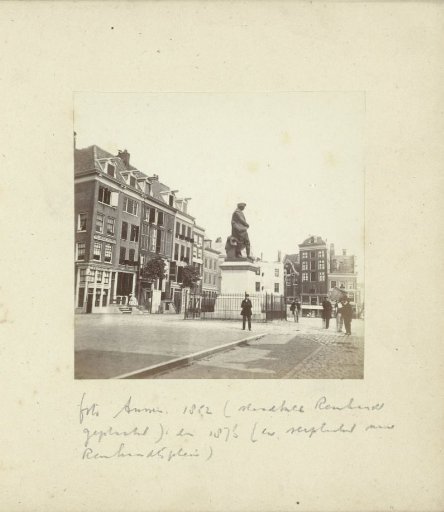 Rembrandt Monument on the Botermarkt, now Rembrandtplein