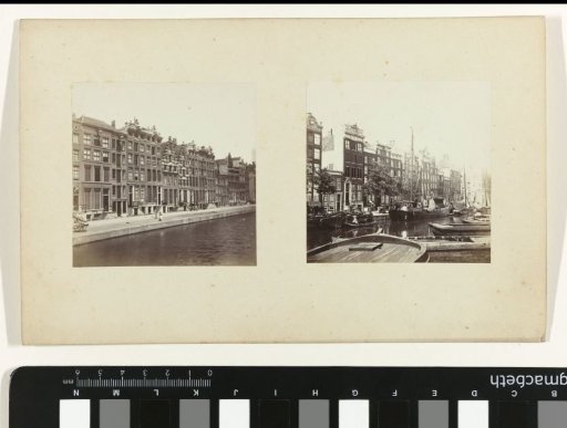 View of the Singel at the Korsjespoortsteeg in Amsterdam