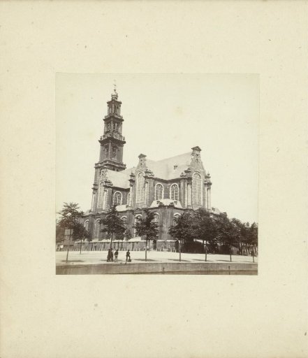 View of the Westerkerk in Amsterdam
