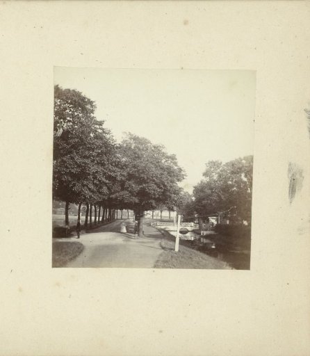 View of the Buitensingel between the Leidse- and the Raambarrière in Amsterdam