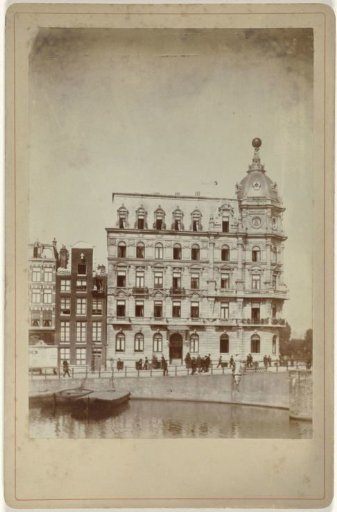 View of the Victoria Hotel in Amsterdam