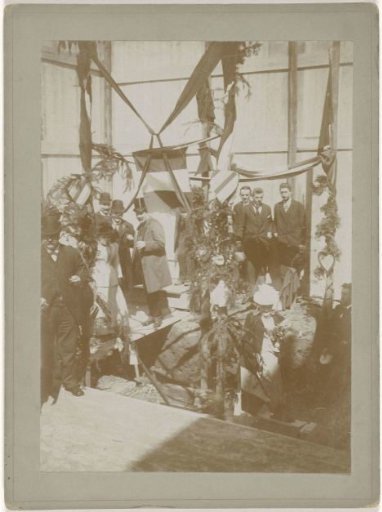 Festive opening of a construction project in Amsterdam