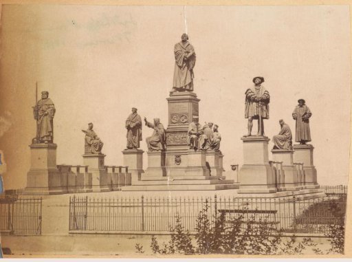 Monument for Martin Luther in Worms, Germany