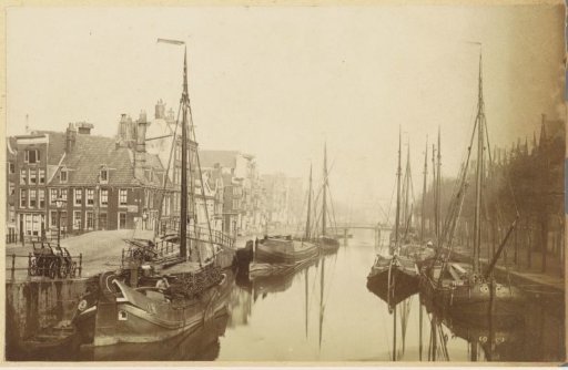 View of a canal in Amsterdam