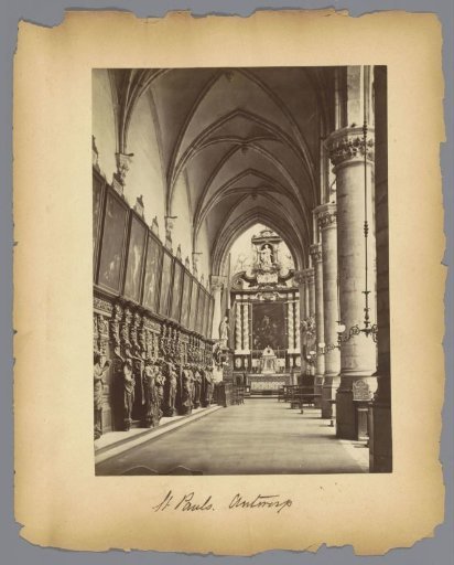 Interior of the Sint-Pauluskerk in Antwerp, Belgium