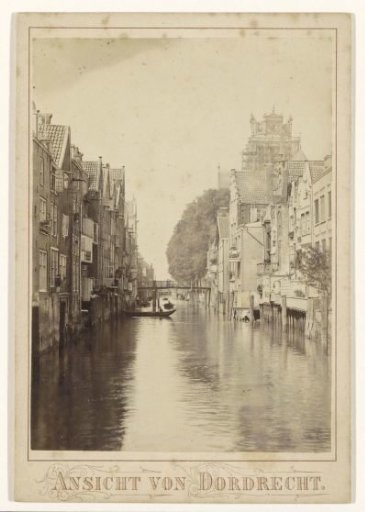 View of the Voorstraatshaven from the Pelserbrug, Dordrecht