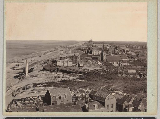 Scheveningen seen along the coastline