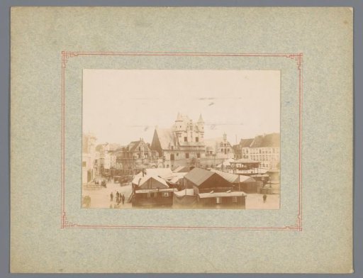 View of the Grand Market of Mechelen, Belgium