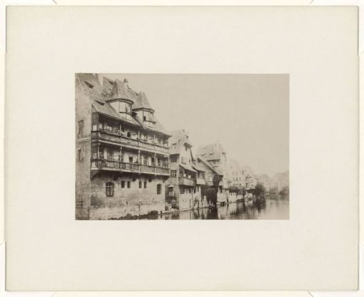 Houses on the Pegnitz in Nuremberg