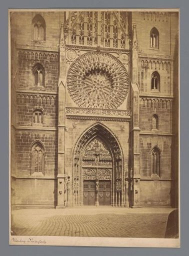 Facade of the St. Lawrence Church in Nuremberg