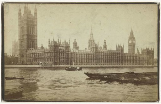 Houses of Parliament along the Thames in London