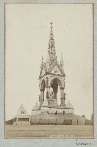 Albert Memorial in Kensington Gardens, London
