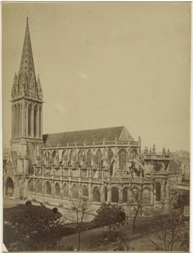 View of the Church of Saint-Peter in Caen